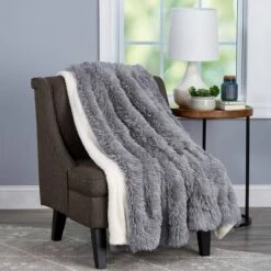 60"x70" Faux Fur Throw Blanket - Yorkshire Home -Home Improvement Store GUEST 008506ff 3a8b 4649 9a95 84d6ea1464ce
