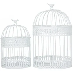 Set Of 2 Metal 15.6" Country Cottage Birdcage - Olivia & May -Home Improvement Store GUEST 011e86b5 783b 4580 be36 ef1ab915fcf8