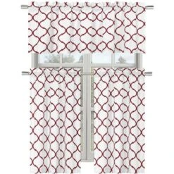 Kate Aurora Living Shabby Trellis 3 Piece Café Kitchen Curtain Tier And Valance Set -Home Improvement Store GUEST 01dd75c4 7714 4bf0 be24 82dc4082fac2