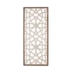 15.75" X 37.75" Damask Carved Wall Sign Panel Wood Cream/Brown -Home Improvement Store GUEST 03598247 1b27 4f23 ab47 4b3e1e57e3a8