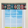Collections Etc Southwest Aztec Printed Window Valance -Home Improvement Store GUEST 0392c9a4 4f00 4f5a 9d48 6b54c0d43872