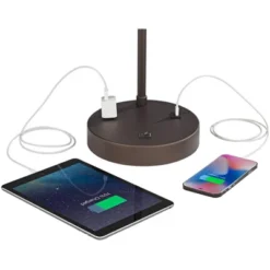 360 Lighting Colby Bronze USB Desk Lamps Set Of 2 With Smart Socket -Home Improvement Store GUEST 03f9b19a 68f3 4eeb a33d 347ff33bd436