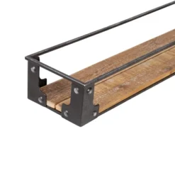 Honey-Can-Do Metal And Wood Wall Shelves -Home Improvement Store GUEST 04436b59 002b 4f68 8250 3c2bea85d53c