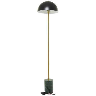 Metal Umbrella Style Floor Lamp With Marble Base Black (Includes LED Light Bulb) - Olivia & May 7 Metal Umbrella Style Floor Lamp With Marble Base Black (Includes LED Light Bulb) - Olivia & May - Image 5