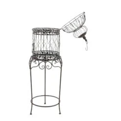 47" Iron Vintage Birdcage Black - Olivia & May 28 47" Iron Vintage Birdcage Black - Olivia & May -Home Improvement Store GUEST 071ab5a1 2ff2 4825 84d4 14fcc7ff4947