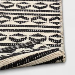 2'6"x4' Geometric Woven Accent Rug Black - Project 62™ -Home Improvement Store GUEST 07af6f19 16a2 4967 b901 88bdd9000605