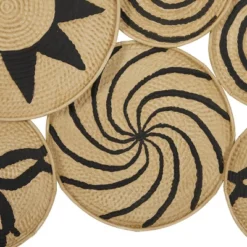 Metal Plate Wall Decor With Black Patterns Brown - Olivia & May -Home Improvement Store GUEST 07b9be07 8303 4c12 81c4 c8e30ad3c74d