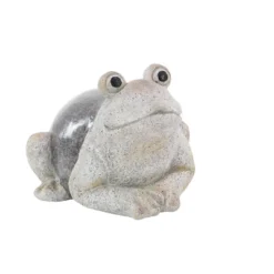 10" X 14" Magnesium Oxide Country Polystone Frog Garden Sculpture Gray - Olivia & May -Home Improvement Store GUEST 0a529bdf fa59 466d 99f5 df9d586b1e52