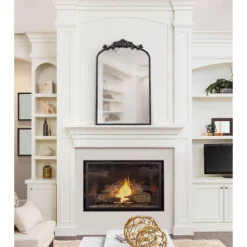 19" X 30.7" Arendahl Arch Wall Mirror Black - Kate & Laurel All Things Decor -Home Improvement Store GUEST 0a5a54ab f7ac 45e2 b2a8 a8fb1dcd0728