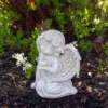 Northlight 6" Ivory Sitting Angel With Bird Outdoor Garden Statue -Home Improvement Store GUEST 0aba4568 6da6 4b9d 814a 39ecacce1783