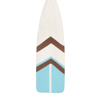 Wood Paddle Novelty Canoe Oar Wall Decor With Arrow And Stripe Patterns - Olivia & May 5 Wood Paddle Novelty Canoe Oar Wall Decor With Arrow And Stripe Patterns - Olivia & May - Image 3