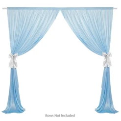 Lann's Linens (Set Of 2) Photography Backdrop Curtains - Tall Backgrounds For Wedding, Party Or Photo Booth