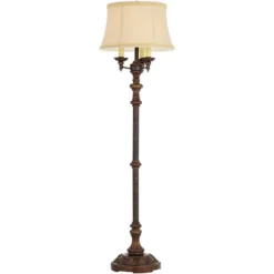 Barnes And Ivy Traditional Floor Lamp Candelabra Style 4-Light 64.5" Tall Italian Bronze Bell Shade For Living Room Reading Bedroom -Home Improvement Store GUEST 0bf1428f 363d 4123 9208 90a92cac9fdf