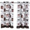 GoodGram Complete 3 Piece Rod Pocket Cafe Tier & Swag Valance "Coffee Shoppe" Kitchen Curtain Set -Home Improvement Store GUEST 0cd5f8d5 0327 4d66 a177 1eb7621ec974