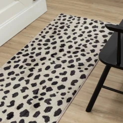 Daffodil Leopard Print Woven Rug - Threshold™ -Home Improvement Store GUEST 0efea80e 333d 4d53 ba99 3047838bb320