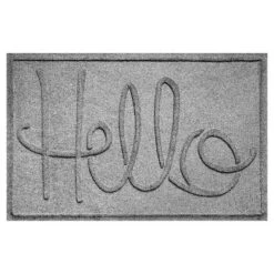 Aqua Shield Simple Hello Indoor/Outdoor Doormat - Bungalow Flooring -Home Improvement Store GUEST 0f889081 6710 4821 b403 b3ffde7cc2fe