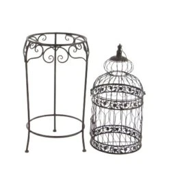 47" Iron Vintage Birdcage Black - Olivia & May 27 47" Iron Vintage Birdcage Black - Olivia & May -Home Improvement Store GUEST 0f9f45c3 cbfd 459b a15f 2235c62aaa1a