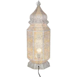 Northlight 29.5" White And Gold Moroccan Style Lantern Floor Lamp -Home Improvement Store GUEST 134bedff 37f5 4036 8361 73422027323e