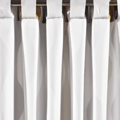 2pk 52"x108" Light Filtering Mid-Century Geo Curtain Panels Gold/Gray - Lush Décor 11 2pk 52"x108" Light Filtering Mid-Century Geo Curtain Panels Gold/Gray - Lush Décor -Home Improvement Store GUEST 146267b7 d32d 449a b5a9 099e5b717ec5