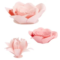 Farmlyn Creek 3D Paper Flowers Decorations For Wall Decor, Pink Floral Ornamentation, 13 Pieces -Home Improvement Store GUEST 146d379b 807a 48a5 9d2a bf6291d3947f