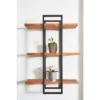 32" Rectangle Wood Shelving Wall Display Black - Ore International -Home Improvement Store GUEST 149f0ef3 ce35 4358 80af 582cd3671cbd