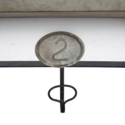 27" X 22" Arnica Wall Storage Pockets With Hooks White - Kate And Laurel -Home Improvement Store GUEST 16c3cd74 3535 439b 9230 e19184704d64