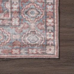 NuLOOM Darcey Machine Washable Traditional Floral Medallion Area Rug -Home Improvement Store GUEST 176ec155 4274 42e8 a418 51b04bbffa99