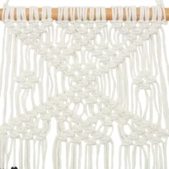 Set Of 3 Cotton Macrame Handmade Intricately Weaved Wall Decors With Beaded Fringe Tassels Cream - The Novogratz 13 Set Of 3 Cotton Macrame Handmade Intricately Weaved Wall Decors With Beaded Fringe Tassels Cream - The Novogratz -Home Improvement Store GUEST 1cea007b ebaa 4a0a a0d2 2b608d10452e