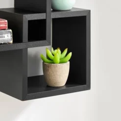 28.35" X 18" Blocchetto Intersecting Cubes Wall Shelf Unit - Danya B. -Home Improvement Store GUEST 1e54e251 9ddd 4afd bf83 b752daaf0a8b