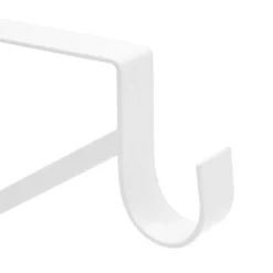Okuna Outpost 4 Pack White Shelf Brackets With Rod Holder, Heavy Duty Floating Closet Hanger For Clothes, Shoes, 12.5 X 1 X 9.5 In -Home Improvement Store GUEST 1f30d79d eab3 4836 ba62 6515ea90bd3d