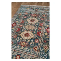 3'3"x5'3" Floral Loomed Accent Rug Blue - Momeni -Home Improvement Store GUEST 204a4889 e596 4b31 957b 7a3dcd1b1b0d