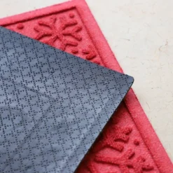 1'8"x2'6" Aqua Shield Snowflake Door Mat Solid Red - Bungalow Flooring -Home Improvement Store GUEST 234243ee df76 493e b1a7 eed43d1f611b
