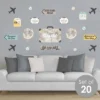 Big Dot Of Happiness World Awaits - Peel And Stick Map Vinyl Wall Art Stickers - Wall Decals - Set Of 20 -Home Improvement Store GUEST 24ac4984 2cae 49b4 8991 e060ca7a6003