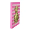 Raz Imports 18" Bubblegum Pink, Rose And Metallic Gold Pineapple Wood Wall Art -Home Improvement Store GUEST 267322cc 851a 43b8 84e4 2e02d5459231