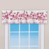 Collections Etc Cherry Blossoms And Butterflies Printed Window Valance -Home Improvement Store GUEST 2709a115 4e03 4360 90a1 a486b3b95d15