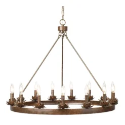 Ring Chandelier Brown - Splendor Home -Home Improvement Store GUEST 276ef881 f3f4 488d aa0d d60c70929378