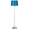 360 Lighting Abba Modern Floor Lamp Standing 66" Tall Brushed Nickel Turquoise Satin Tapered Drum Shade For Living Room Bedroom Office House Home -Home Improvement Store GUEST 28454930 9614 45b4 bb35 481176183160