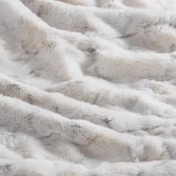 50"x64" Marselle Faux Fur Electric Wrap With Built In Controller