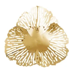 Metal Floral Wall Decor Set Of 3 Gold - Olivia & May -Home Improvement Store GUEST 2be24123 886a 46ca afd4 a51e79a7fa57