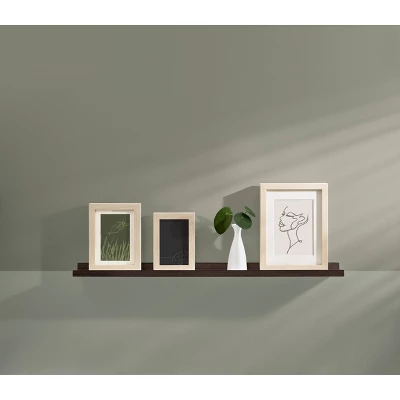 32" X 4" Border Shelf Espresso - Dolle Shelving 4 32" X 4" Border Shelf Espresso - Dolle Shelving - Image 2
