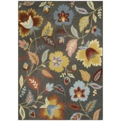 Garden Floral Accent Rug Gray - Maples -Home Improvement Store GUEST 2de55176 0ffd 4ecf af74 0c0a3a96990f