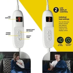 Heated Blanket With Hand Controller For 10 Heating Settings - Electric Blanket With Auto Shut-Off (84 X 90) - MedicalKingUsa -Home Improvement Store GUEST 2e2fbc92 341e 4896 9967 57bad46617f5