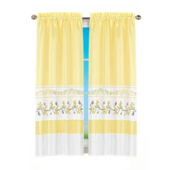 Collections Etc Yellow Butterfly Curtains -Home Improvement Store GUEST 2ea319fe cc2b 4a72 996c 03115af4276e