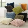 17"x17" Shag Chindi Short Cut Square Throw Pillow Charcoal - Mina Victory -Home Improvement Store GUEST 2fa8dddc c7e1 4f1e b9e9 e91ba3e799c5