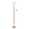 Torchiere Floor Lamp With Reading Light And Marble Glass Shade Rose Gold - Lalia Home 1 Torchiere Floor Lamp With Reading Light And Marble Glass Shade Rose Gold - Lalia Home -Home Improvement Store GUEST 3073e916 97a0 44aa 889e 15487f2161d3