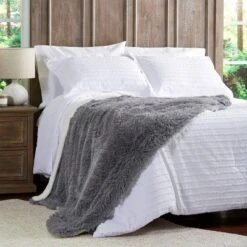 60"x70" Faux Fur Throw Blanket - Yorkshire Home -Home Improvement Store GUEST 307e3e64 7af5 4346 96f8 c155583d6484