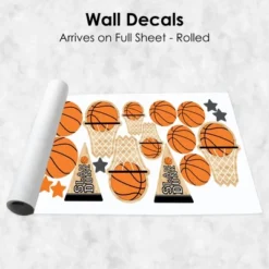 Big Dot Of Happiness Nothin’ But Net - Basketball - Peel And Stick Sports Decor Vinyl Wall Art Stickers - Wall Decals - Set Of 20 -Home Improvement Store GUEST 30ba66bf 88c7 46c2 8634 c9c53a33c128