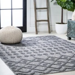 Peralta Moroccan Diamond Indoor/Outdoor Area Rug - JONATHAN Y -Home Improvement Store GUEST 31e5abd9 6d9d 4abd a7f9 4d5763845ba3