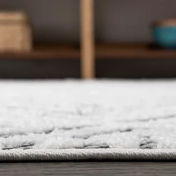 Jordan High-Low Pile Art Deco Geometric Indoor/Outdoor Area Rug - JONATHAN Y -Home Improvement Store GUEST 32fd5ff1 3b80 41eb a201 bfa55faf30ff