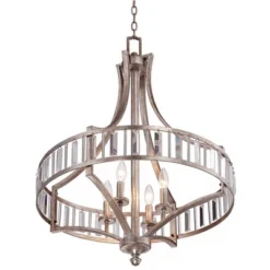 Vienna Full Spectrum Soft Silver Chandelier 24" Wide Crystal Glass 4-Light Fixture For Dining Room House Kitchen Bedroom 13 Vienna Full Spectrum Soft Silver Chandelier 24" Wide Crystal Glass 4-Light Fixture For Dining Room House Kitchen Bedroom -Home Improvement Store GUEST 33a6de90 f0e1 4bb8 80d4 2c34792f5801